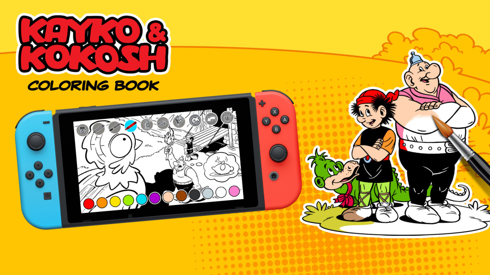 Coloring Book, Aplicações de download da Nintendo Switch
