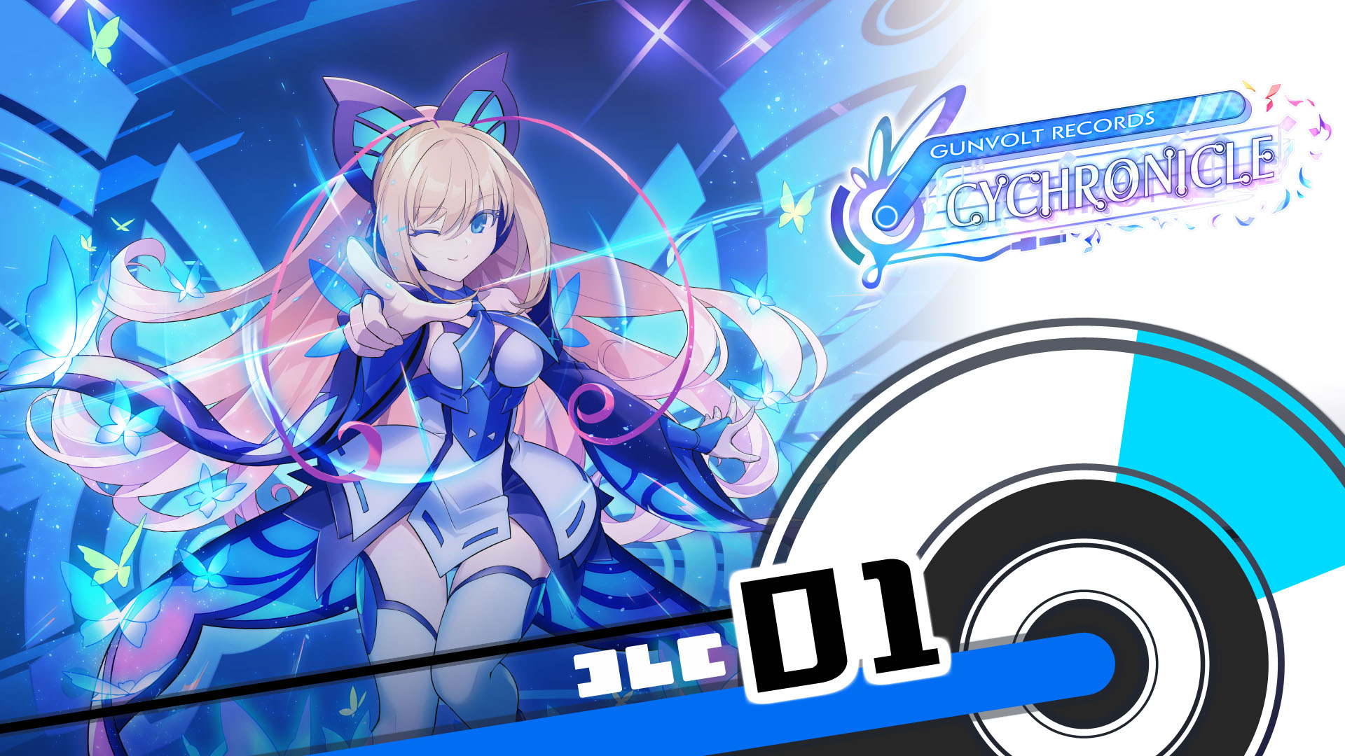 GUNVOLT RECORDS Cychronicle Song Pack 1 Lumen: ♪Rouge Shimmer ♪Parallel World ♪Glass Paradise ♪Last Wish