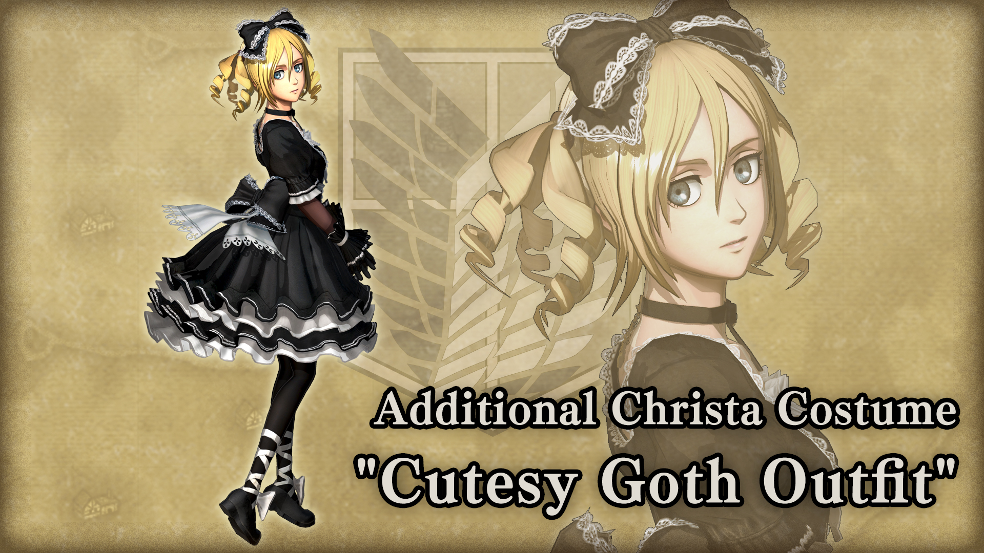 Additional Christa Costume: "Cutesy Goth Outfit"