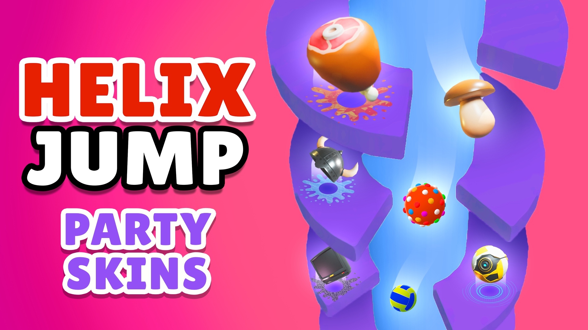 Helix Jump: Party Skins DLC