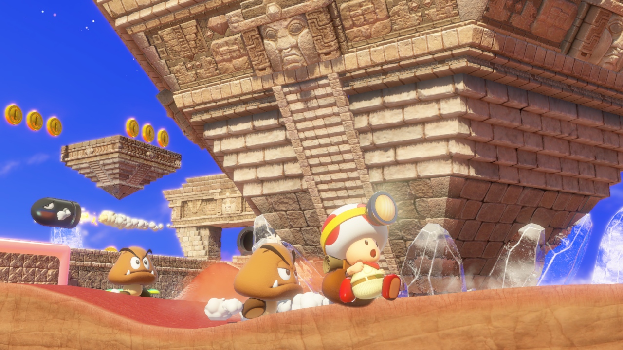 captain toad treasure tracker switch gameplay