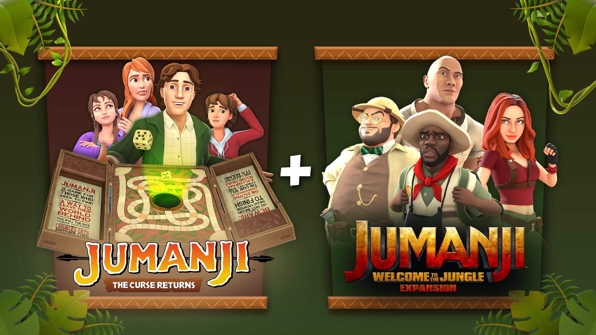 JUMANJI: The Curse Returns é o novo jogo de tabuleiro digital