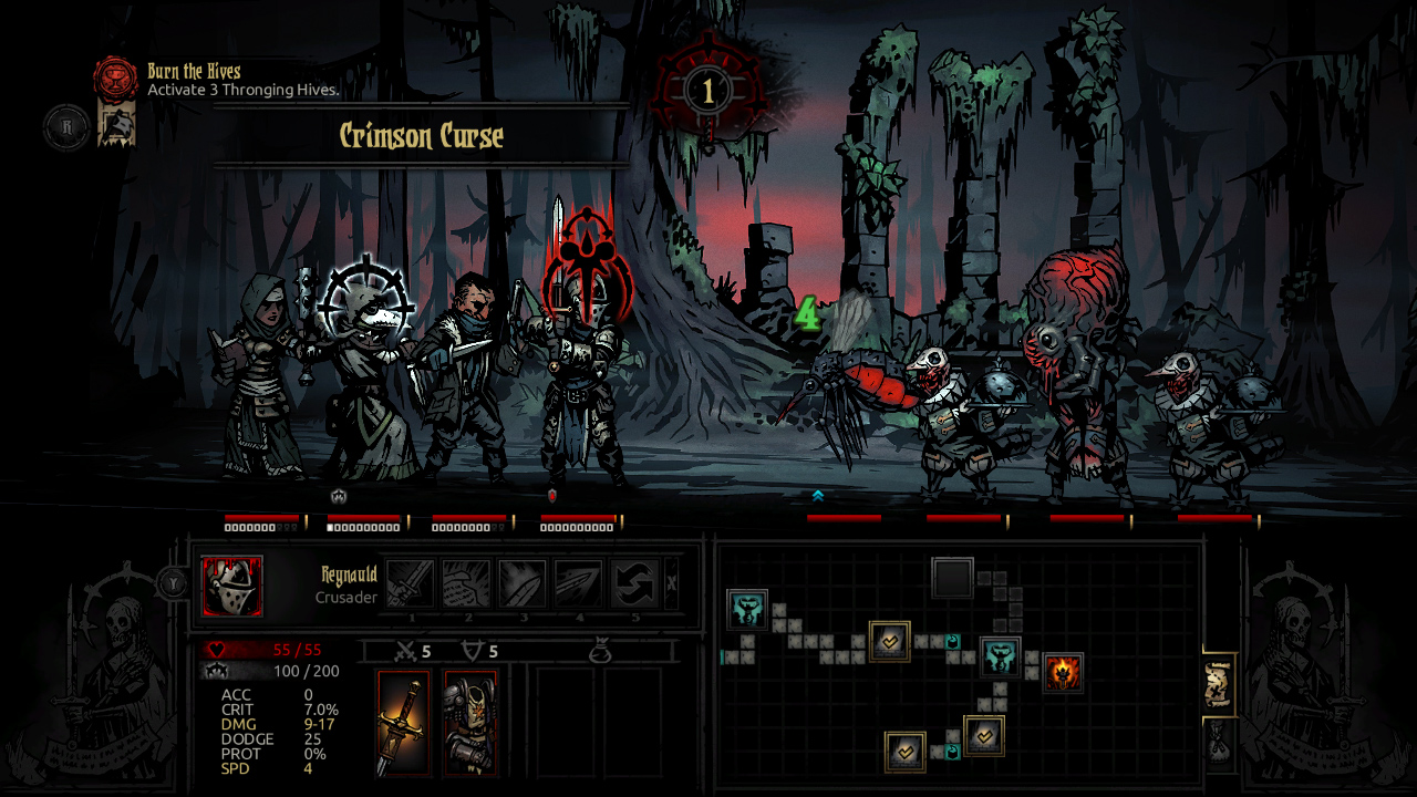 darkest dungeon crimson court bosses