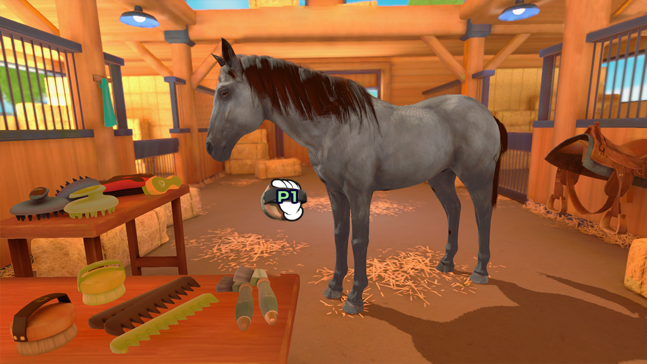 Horse And Rider Playser Equestrian Farm Stable Kids Fun Random Color x 1 