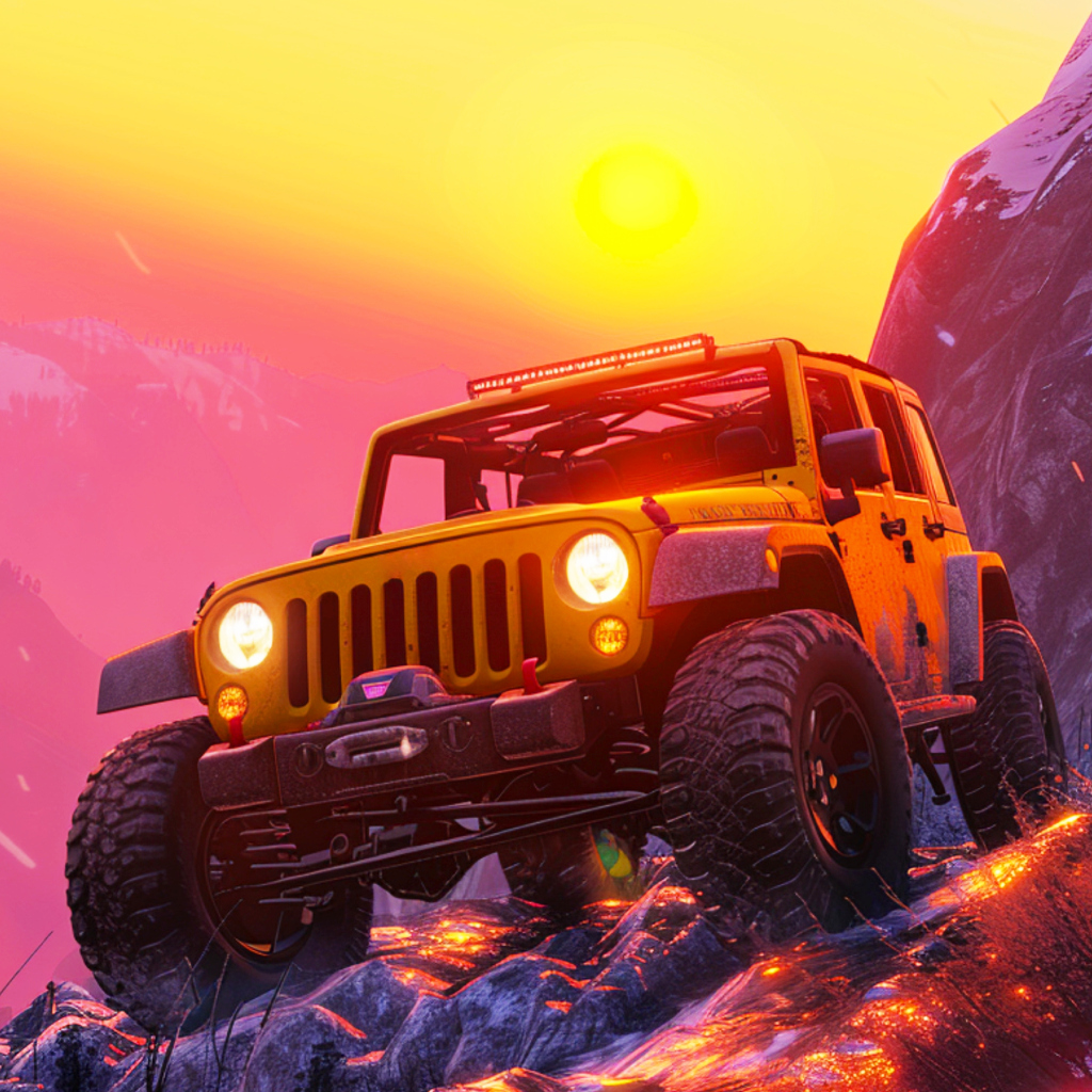 4x4 Adventure: Rocky Pathways