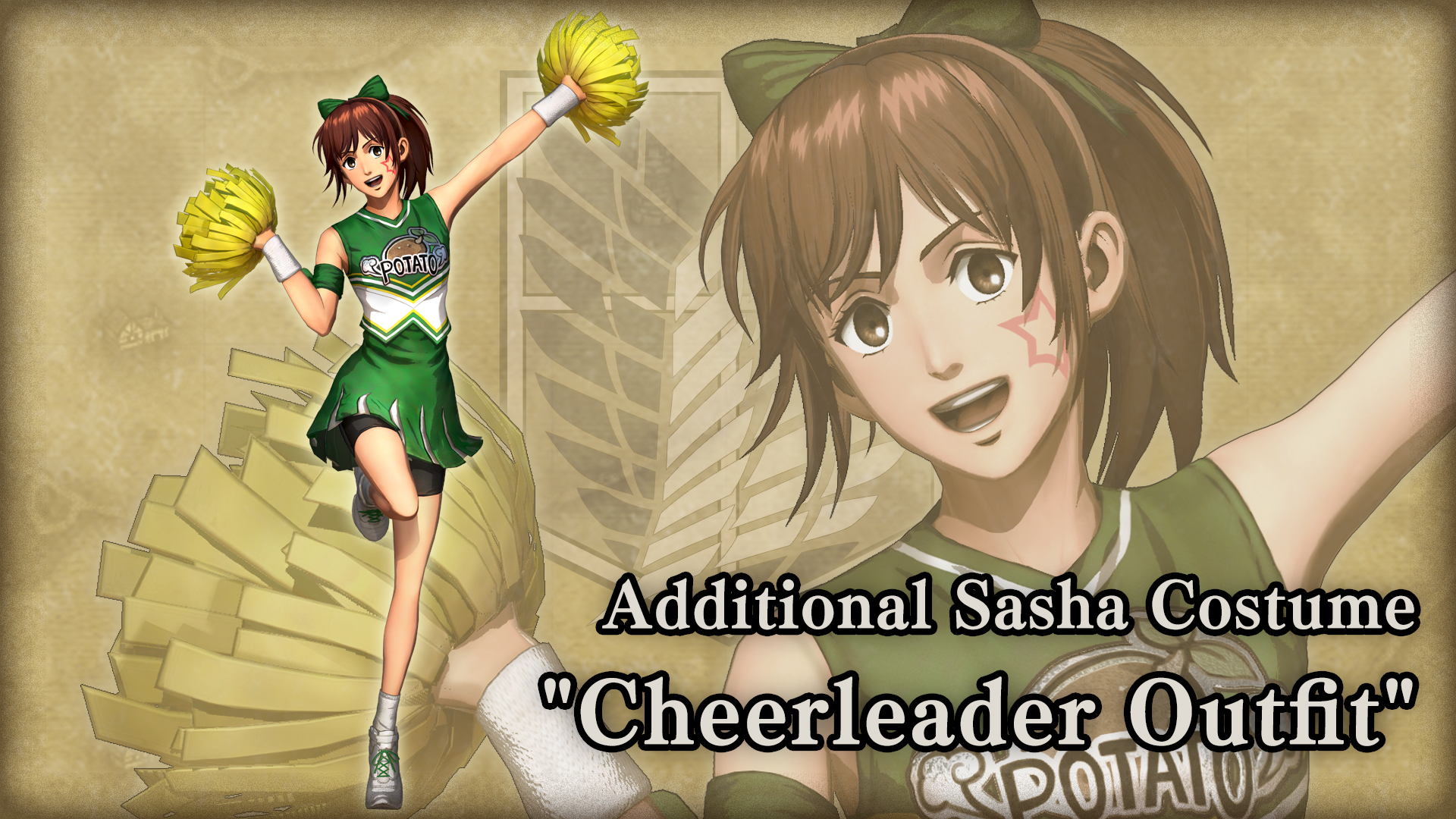 Additional Sasha Costume: "Cheerleader Outfit"