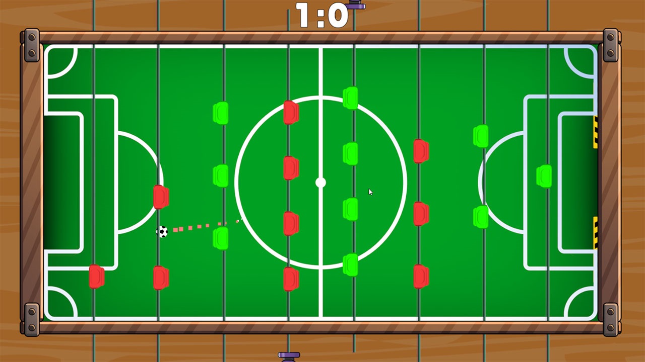 Foosball League Cup: Arcade Table Football Simulator