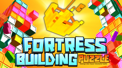 Fortress Building Puzzle - Galaxy Cube Tower  Simulator Game