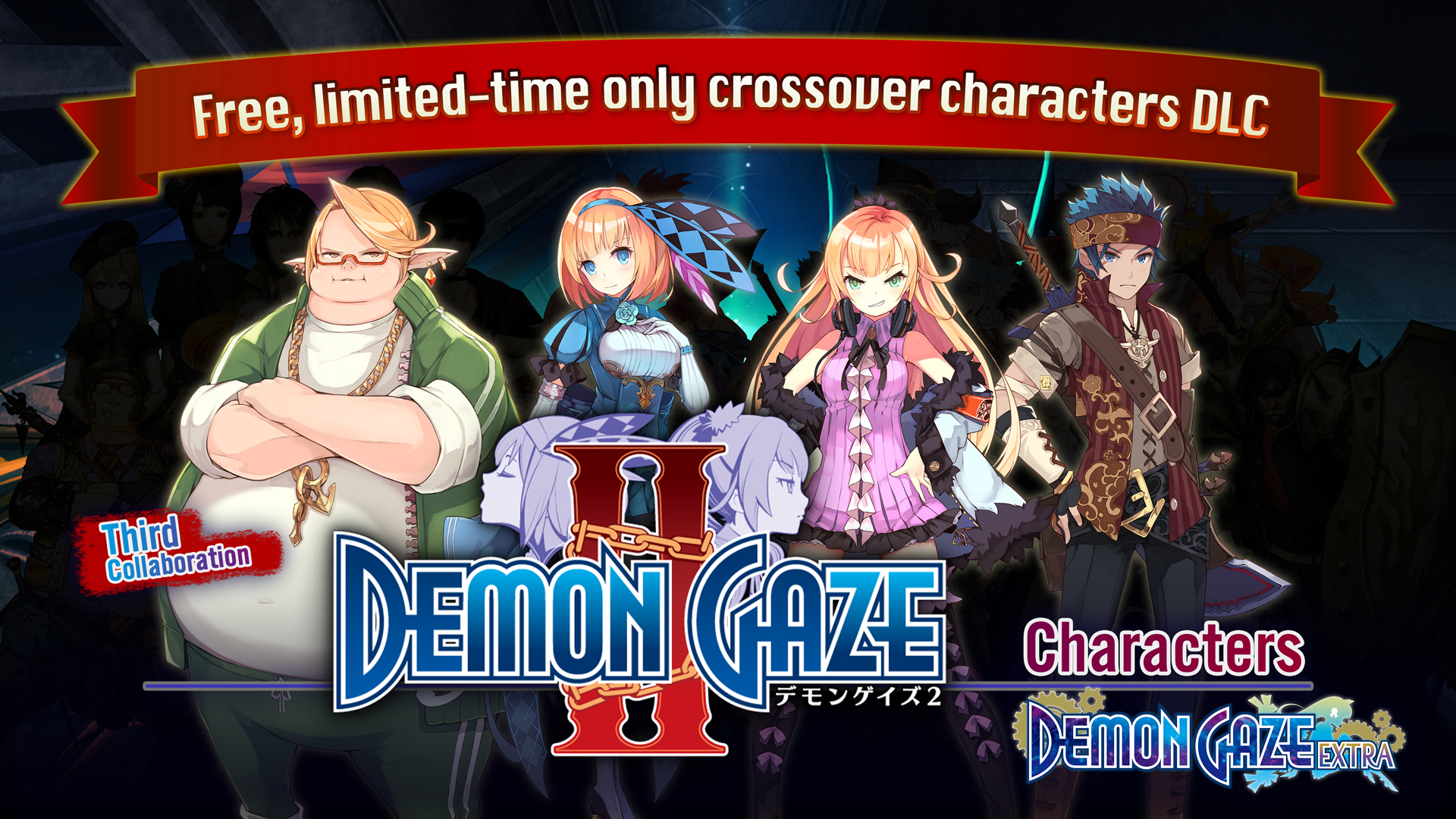 Third Collaboration: Demon Gaze 2 Characters
