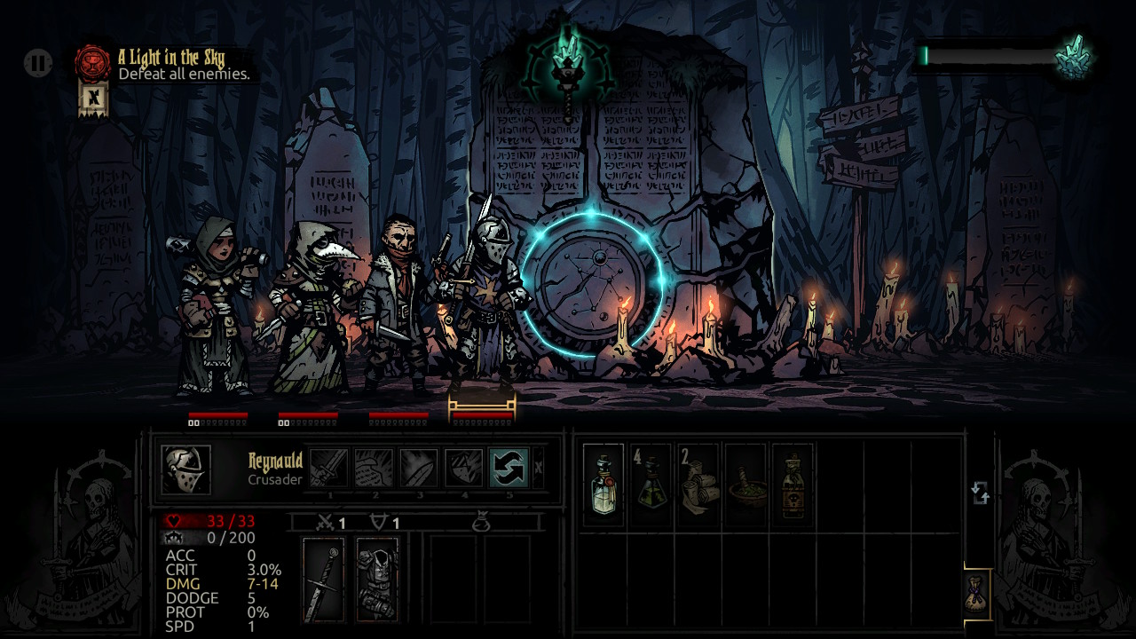 darkest dungeon equip trinkets