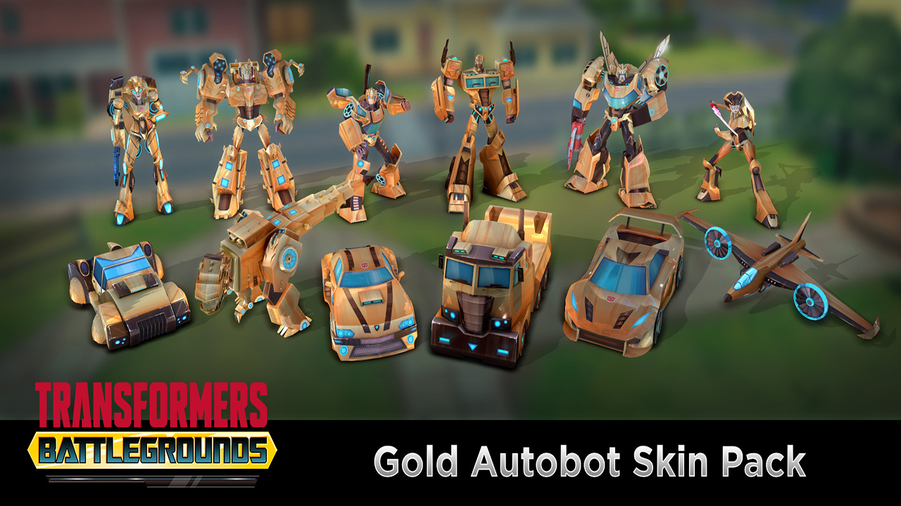 Gold Autobot Skin Pack