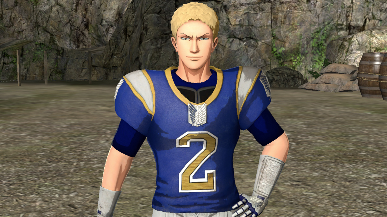 Additional Reiner Costume: "American Football Outfit"