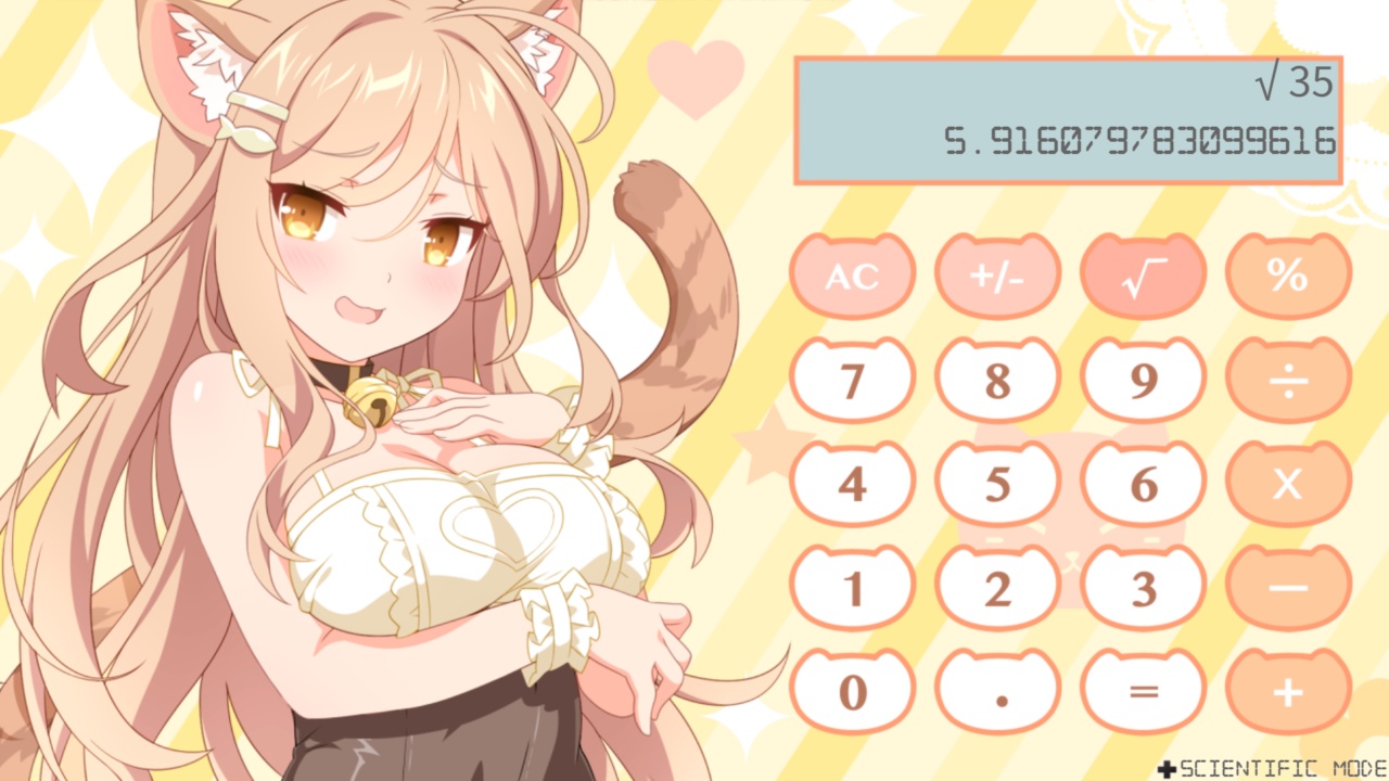 Sakura Neko Calculator