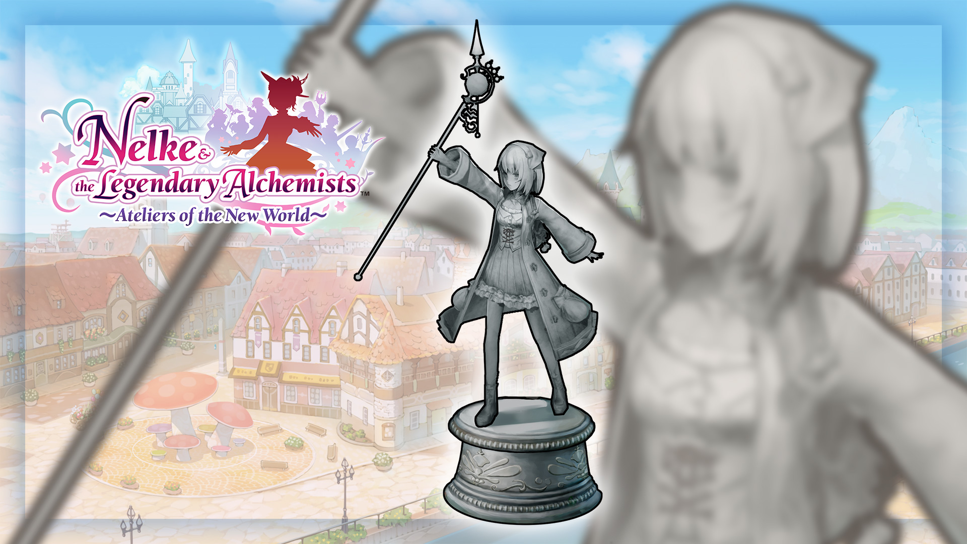 Mysterious Alchemist Statue