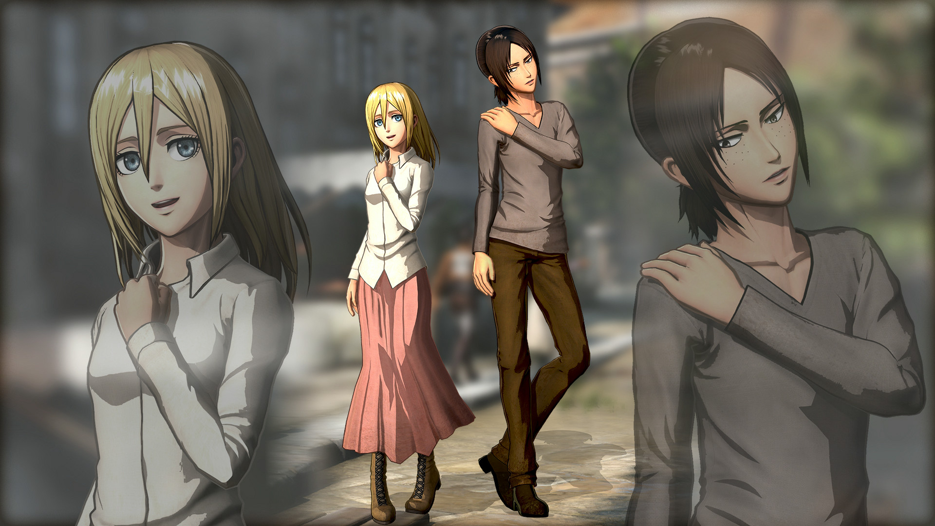 Attack on Titan 2: Christa & Ymir "Plain clothes" Outfit Early Release