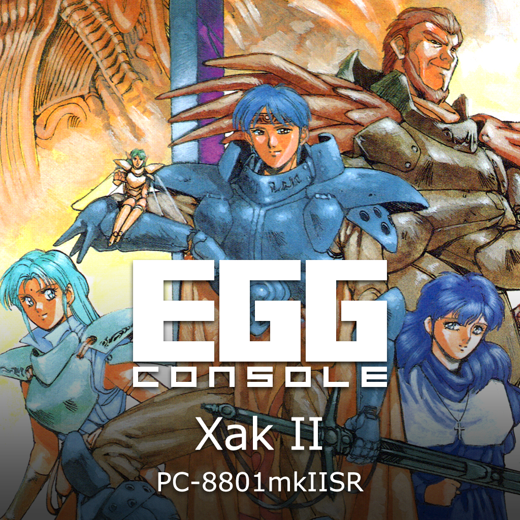 EGGCONSOLE Xak II PC-8801mkIISR