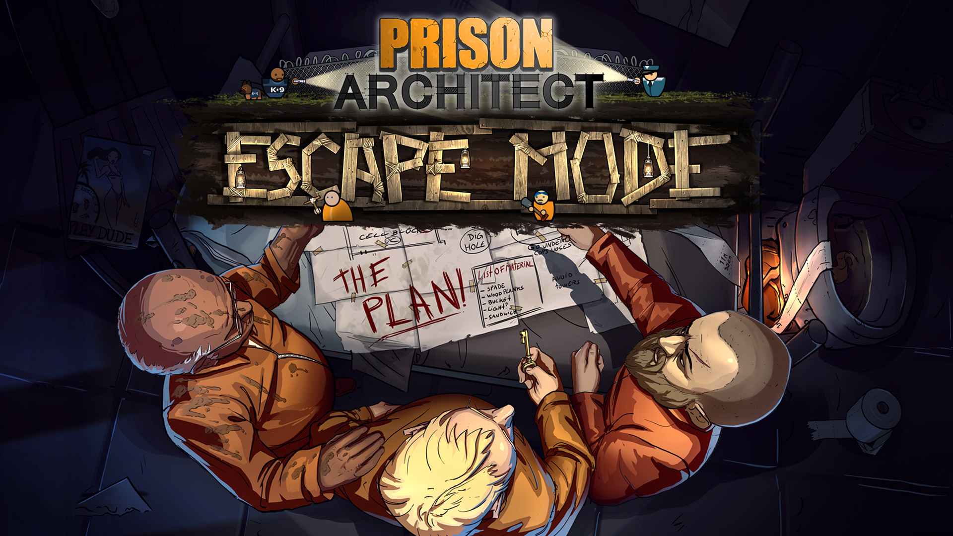 prison architect escape mode dig